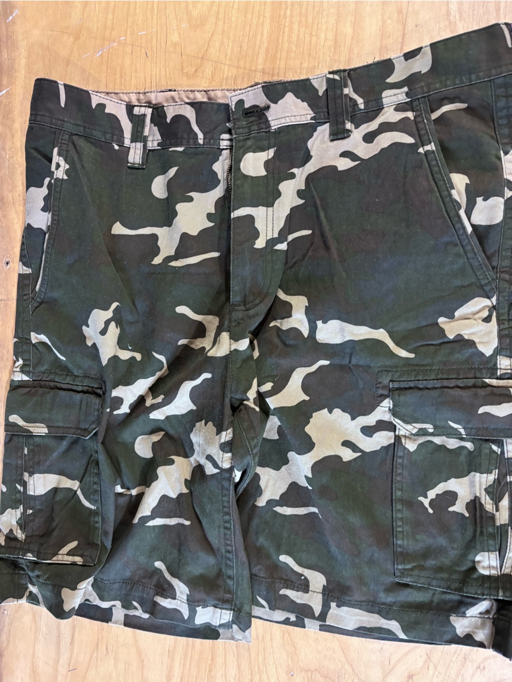 St. John's Bay Men's Camouflage Cargo Shorts - Olive & Khaki